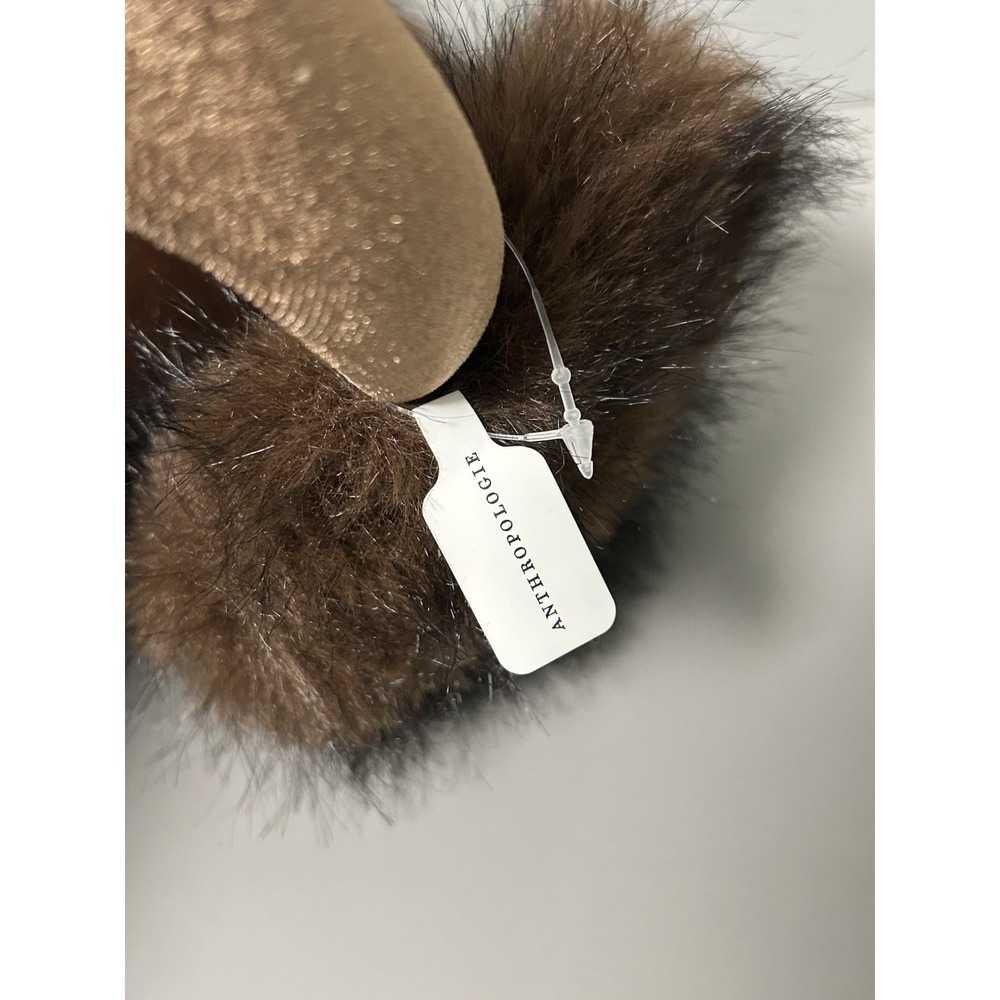 Anthropologie x Violet Brooks Faux Fur Earmuffs Headband NWT - Picture 3 of 6